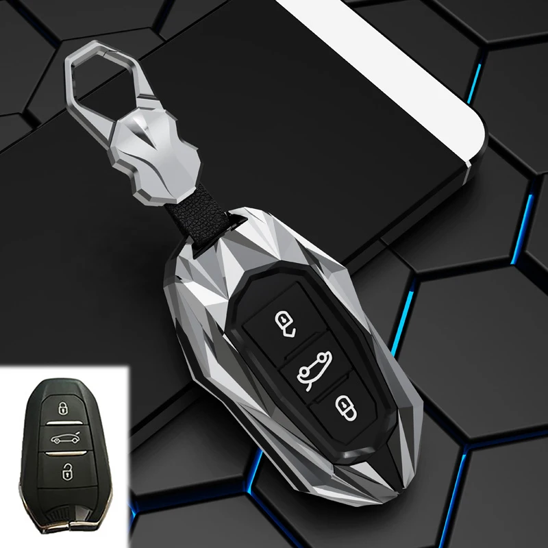 

Новый чехол для автомобильного ключа из цинкового сплава для Peugeot 208 307 308 408 508 2008 3008 4008 для Citroen C4 C3 C6