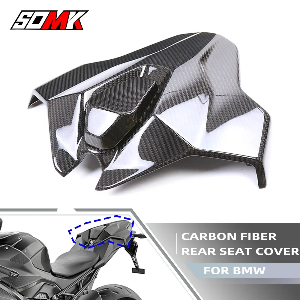 

For BMW S1000RR S1000 RR 2023 Carbon Fiber Rear Tail Seat Pillow Cover Hump Guard Cowling Motorcycle Accessories Fairing Kits