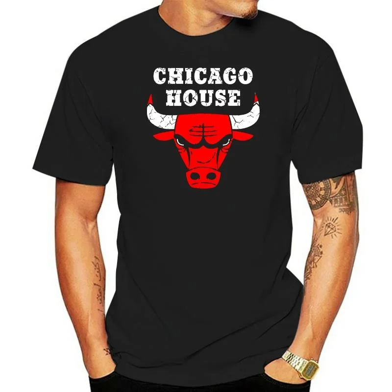

Camiseta de Chicago House, Estilo Vintage Bulls, Buzz Articulations, Techno Ibiza