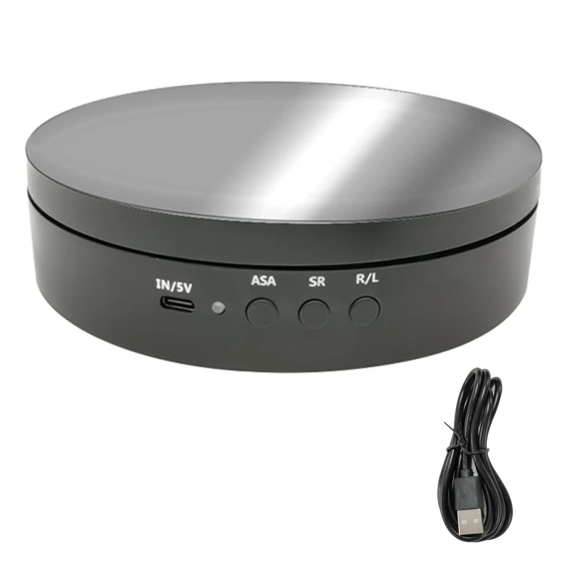 

3-скоростная электрическая вращающаяся витрина с зеркалом, поворотным столом на 360 градусов, ювелирными изделиями