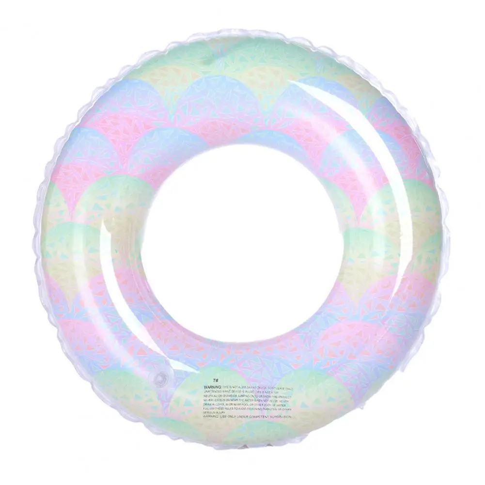 

Chic Pool Float Circle Collapsible Smooth Surface Swimming Ring Summer Outdoor Pool Party Round Swim Ring
