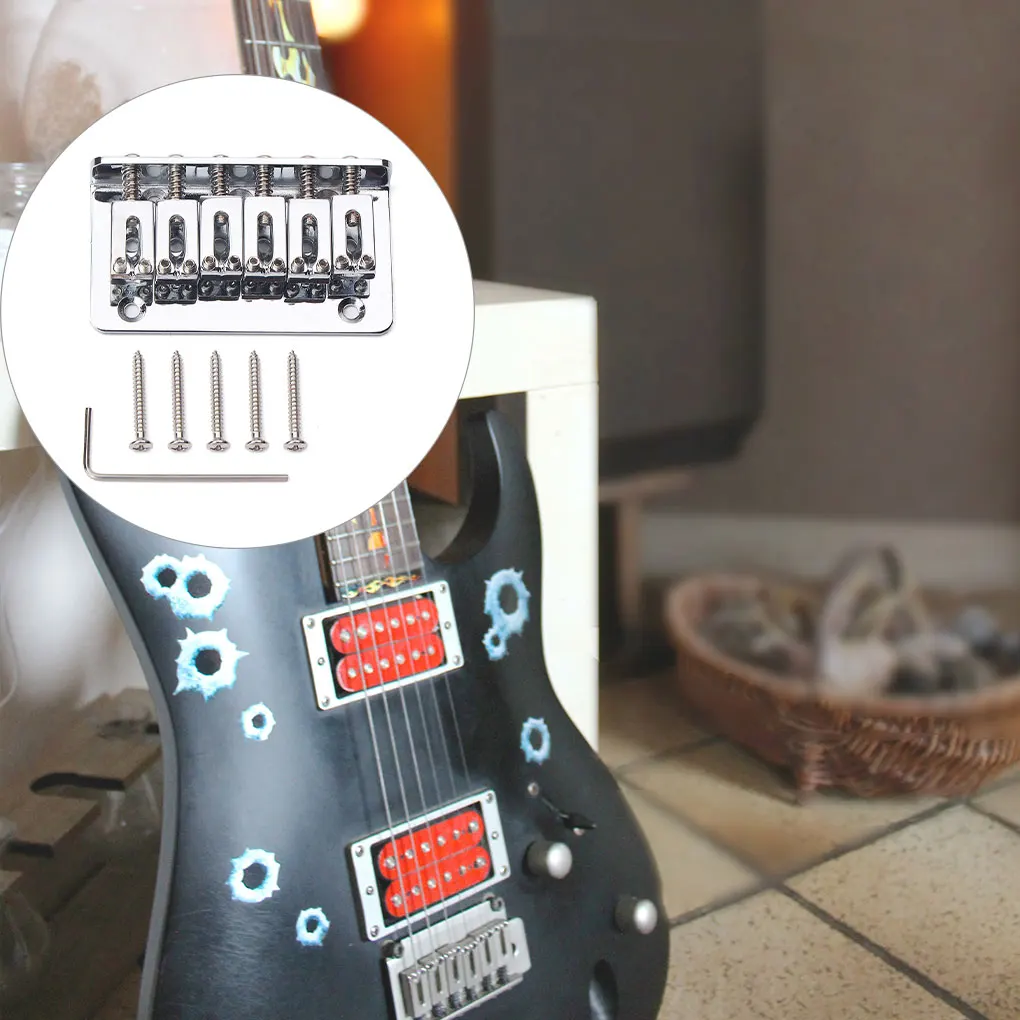 

Electric Guitar Bridge Instrument Adjustable Bridges Musical Professional