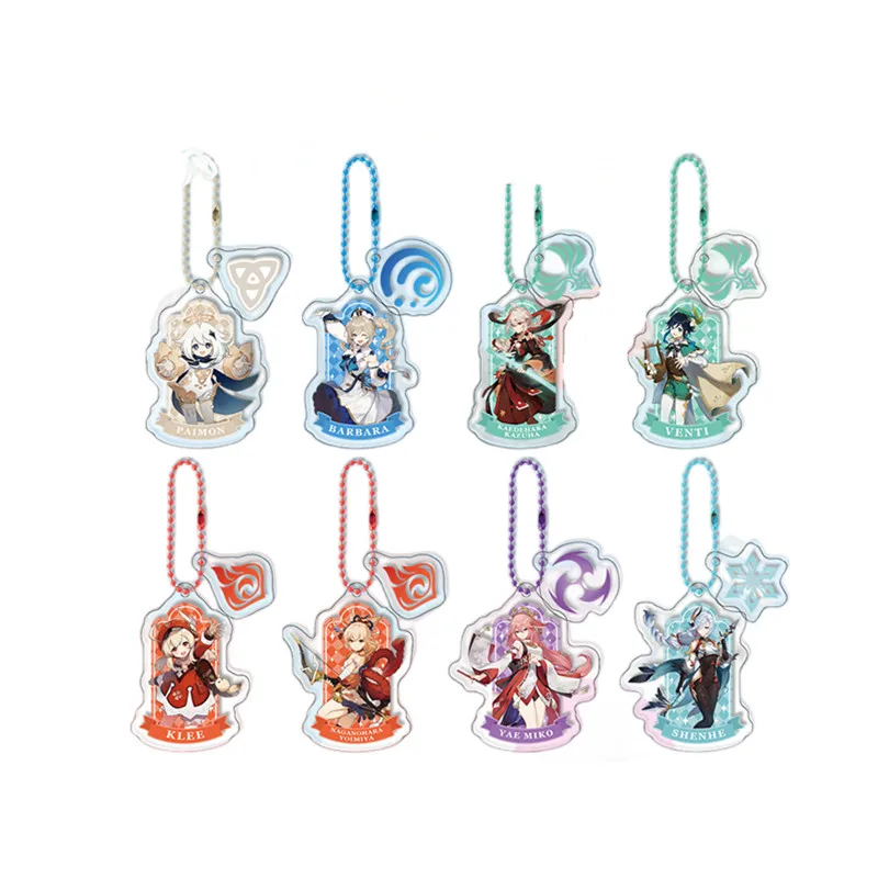 

Anime Cartoon Original God Color Bead Chain Keychain Girlfriend Couple Cool Cute Mezzanine Pendant Gift for Family and Friends