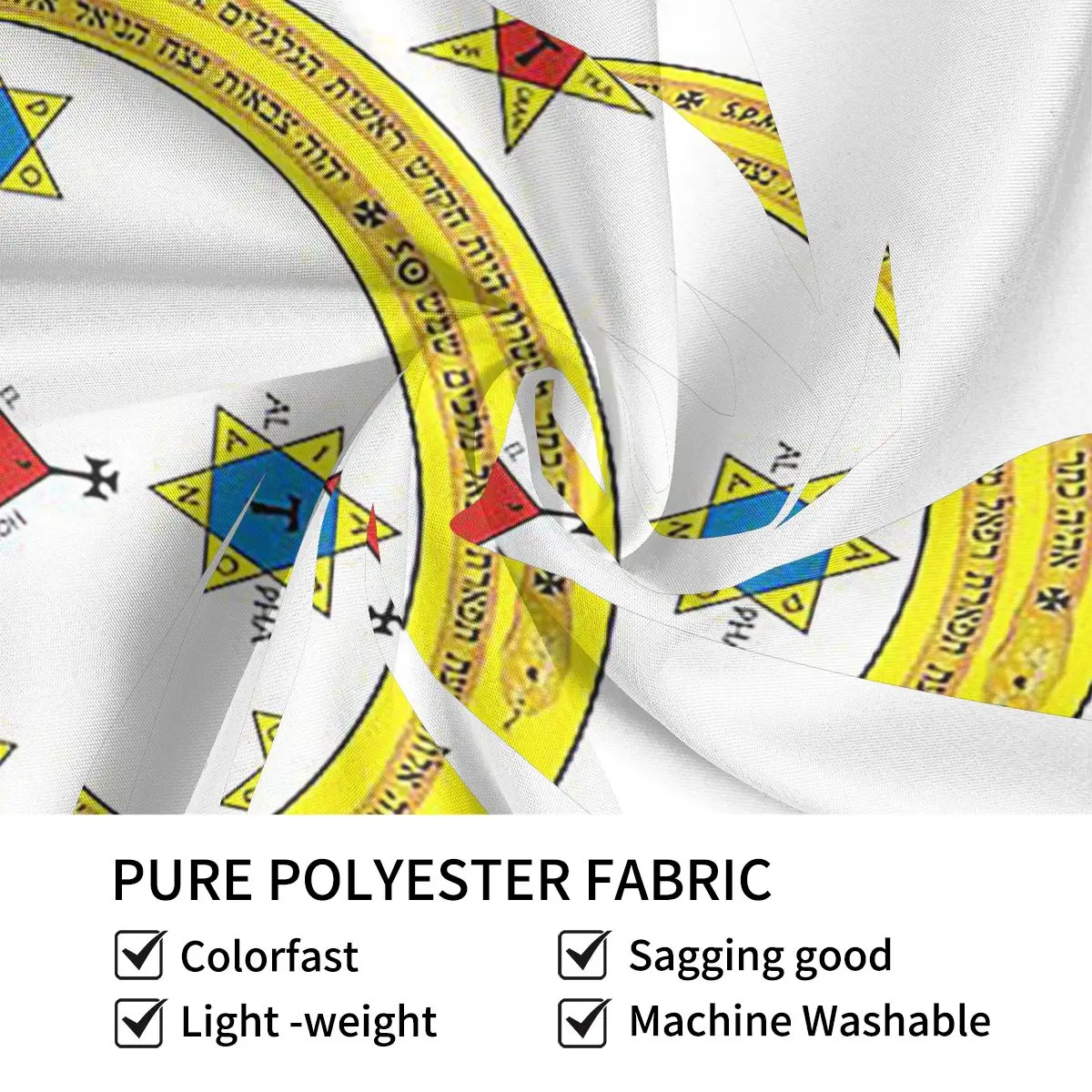 Goetia Circle Mathers And Crowley Version Full Redraw Corrected Гобелен Хиппи Настенный Эстетический