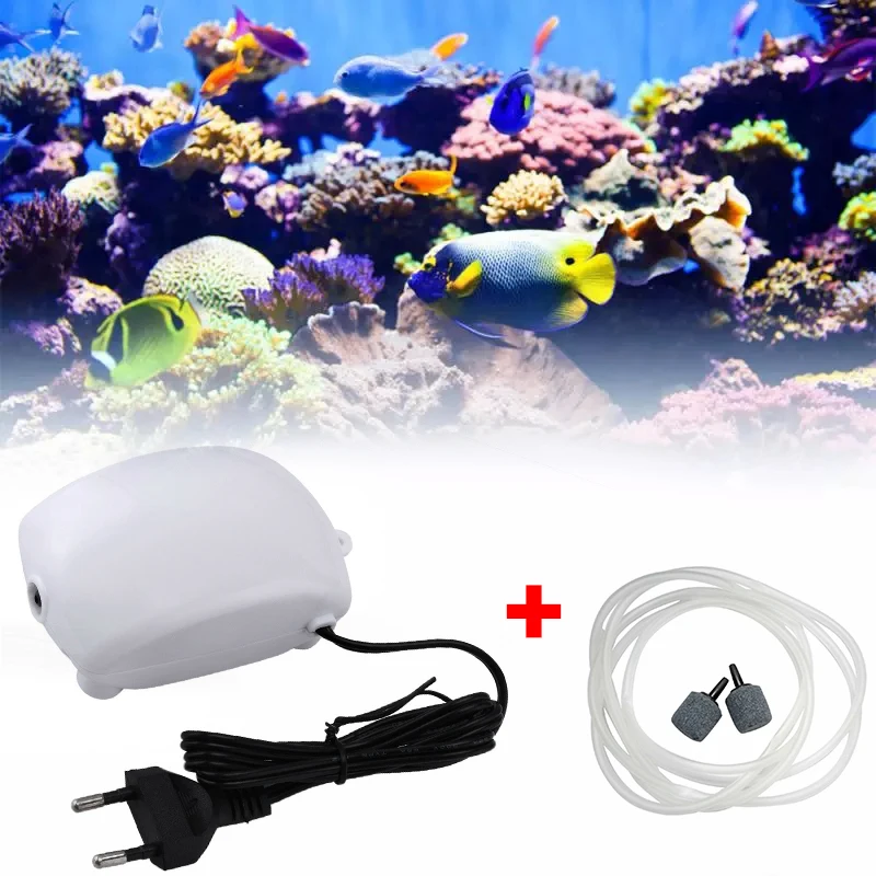 

Aquarium Air Stone Pump Fish Tank Bubble Oxygen Hose Aerator Aquatic Supplie Anti-skid Anti-shock Oxygen Air Pump