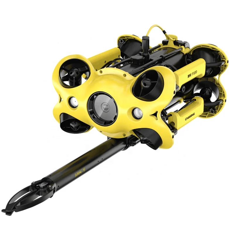Chasing M2 200M Underwater Drone with 4K HD Camera and Gps Professional Fishing Drones Underwater Rov Robot with Arm Value Pack