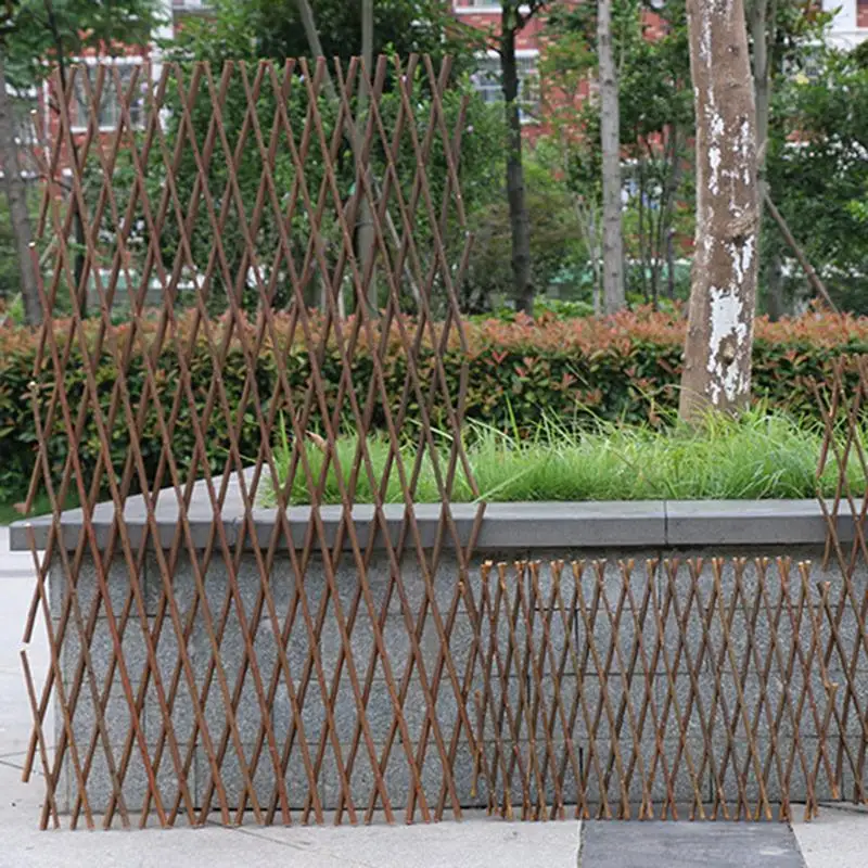 Деревянная ограда прочная выдвижная рамка для подъема растений решетчатая