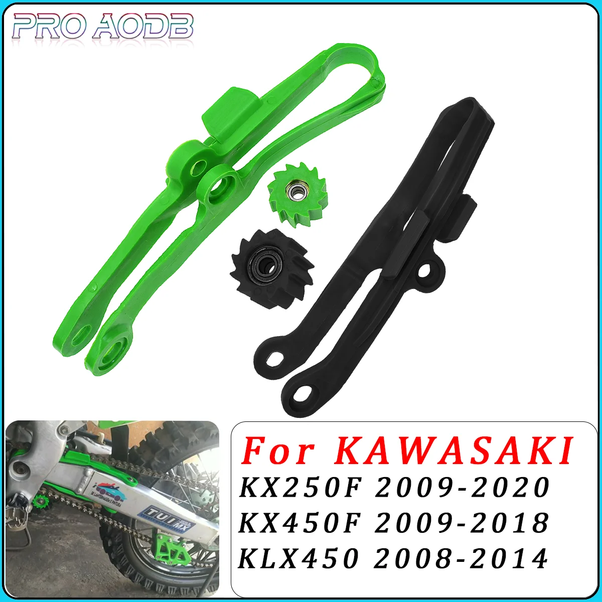 Роликовый слайдер цепи мотоцикла маятник для KAWASAKI KXF250 KXF450 KX250F KX450F KXF 250 450 KX 250F KLX450R