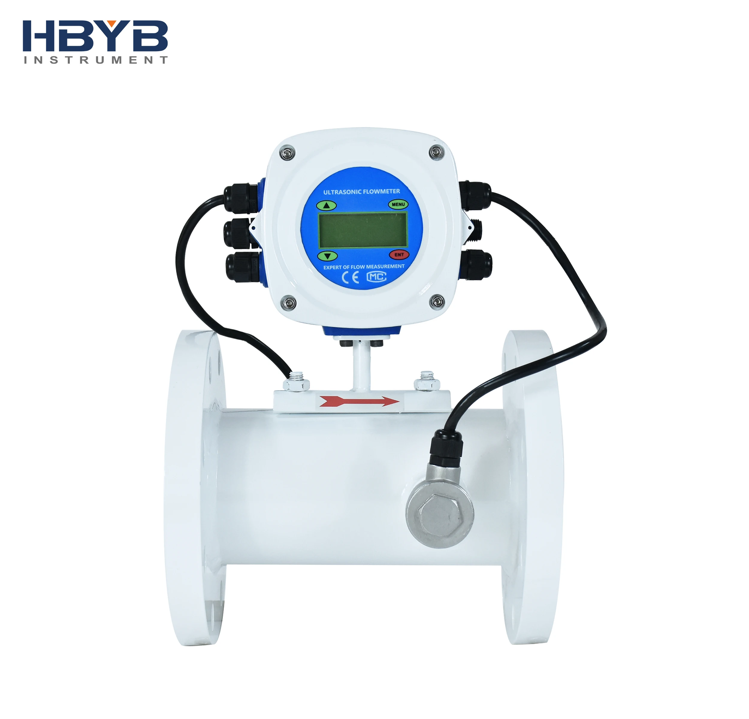 

Air conditioning refrigeration water flow meter data logger Pipe section ultrasonic flowmeter
