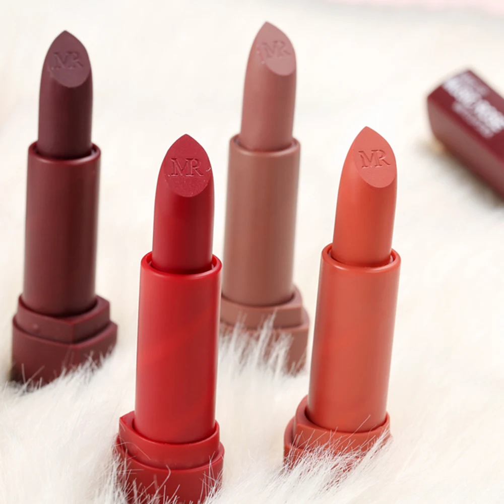 

Makeup Red Lips Matte Velvet Lipstick Cosmetic Long Lasting Lip Gloss Tint Pigment Make Up