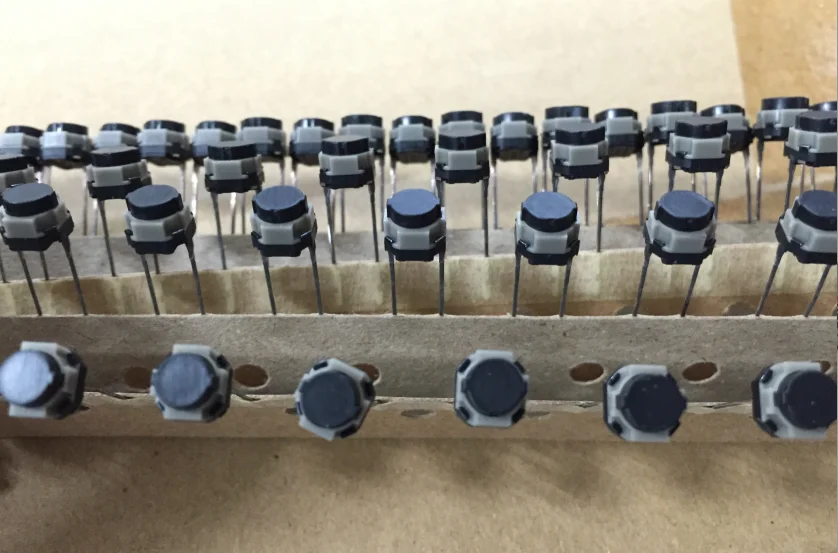 YYT 10 шт. EVQPVF05K силиконовый переключатель 6*6*5 сенсорный 2-контактный кнопочный 6X6X5