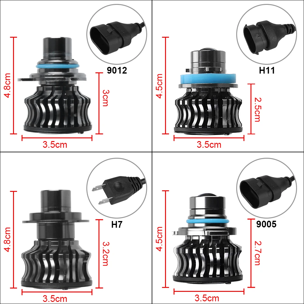 

1 пара противотуманных фар для проектора H11/H8/H7/9005/9006/PSX26, фасветильник дальнего/ближнего света для автомобиля, мотоцикла, светодиодсветильни...