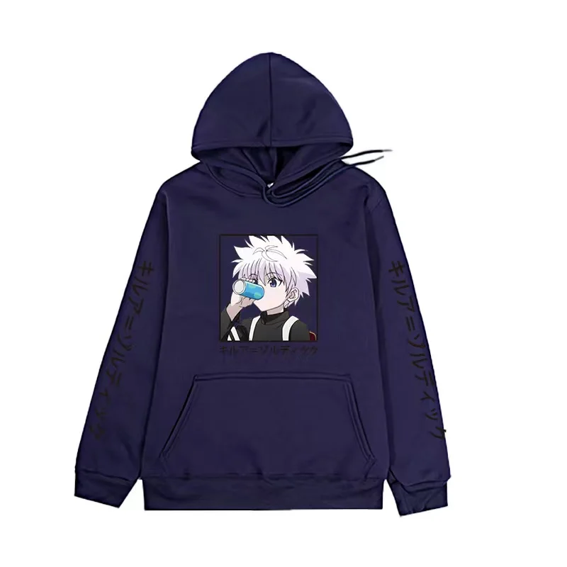 2022 new Japanese anime characters fall/winter hot teen hoodie men hoodie loose anime character print XS-6XL