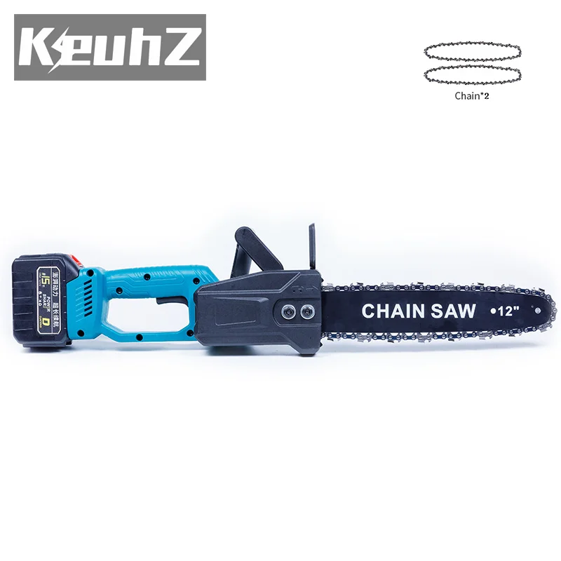 

Brushless electric chain saw 12 inch high power lithium high-speed wireless saw household outdoor wood