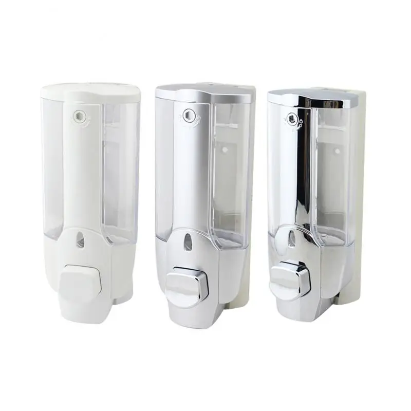 

Wall Mounted Soap Dispenser Manual Liquid Shampoo Body Wash Dispenser Lotion Container Single Double Head Soap Dispenser