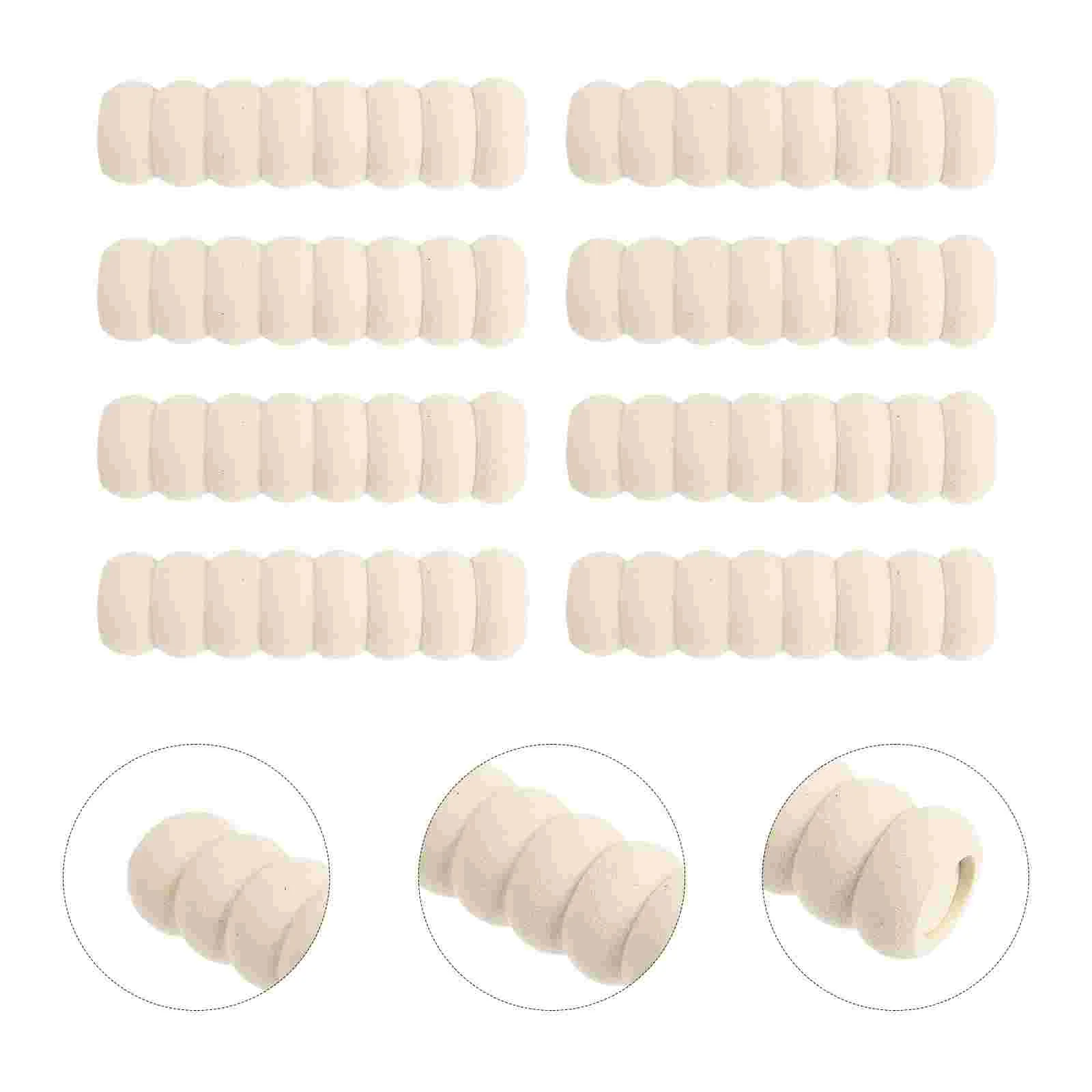 

8Pcs Spiral Anti-collision Doorknob Cover Door Knob Covers Elastic Dust Covers Refrigerator Handle Covers Appliance Handle Cover