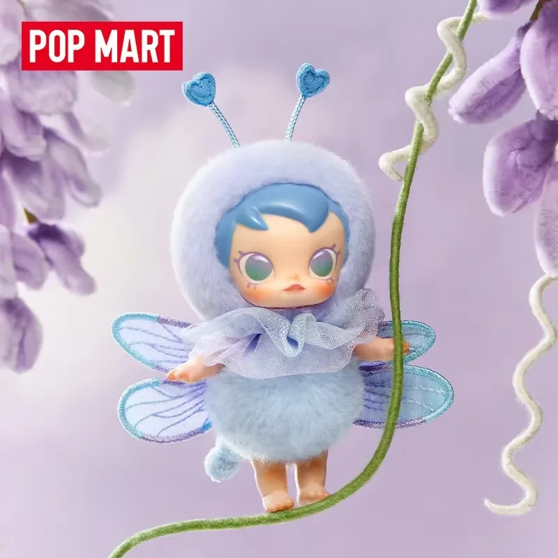 Фото POP MART Baby Molly Buggy Roam Series: Виниловые плюшевые подвески, игрушки-сюрпризы в закрытых коробках, милые украшения, фигурки, декор для дома №4