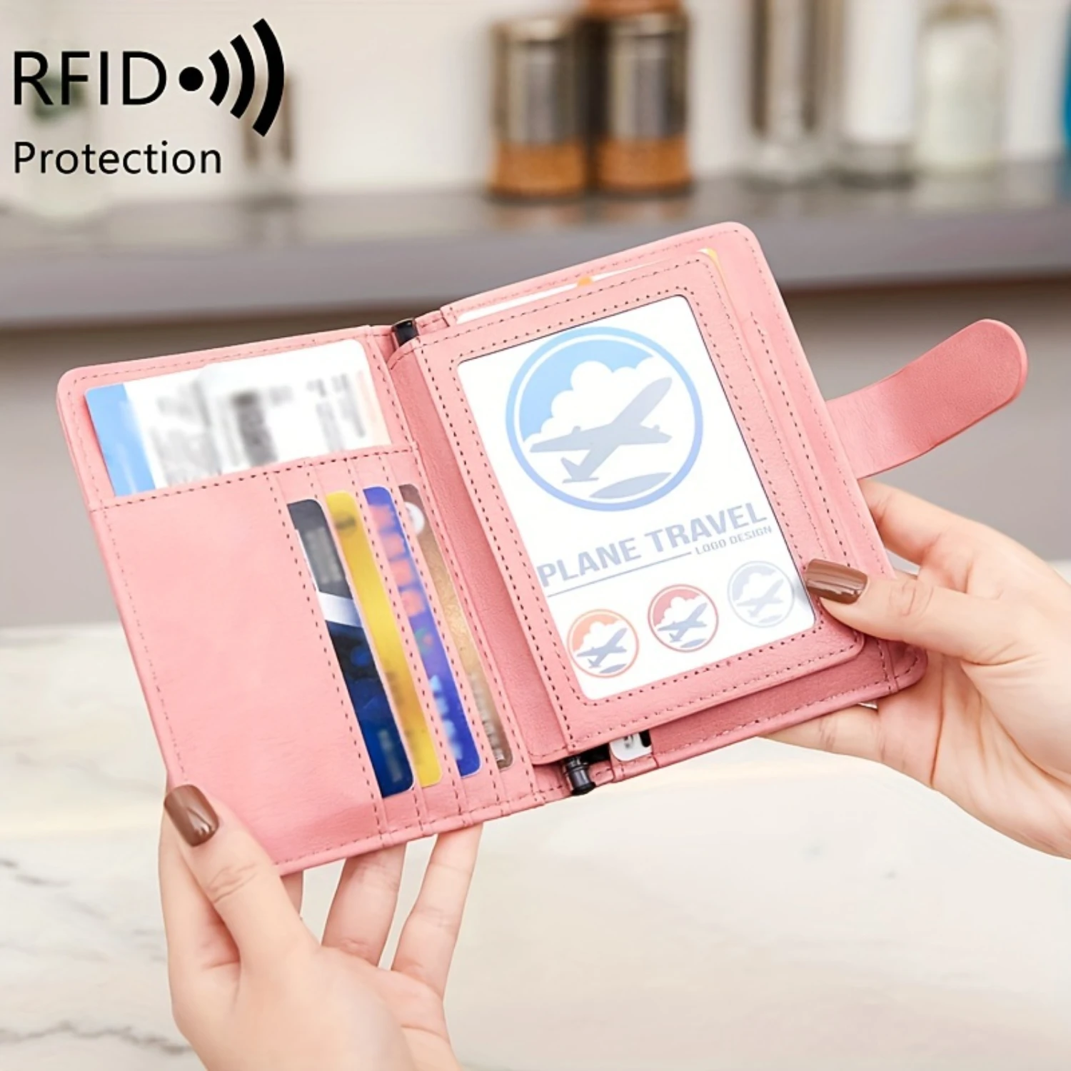 Premium Passport Wallet - Secure Document Holder Ultra-Slim Stylish Design for Men and Women Ideal Travel