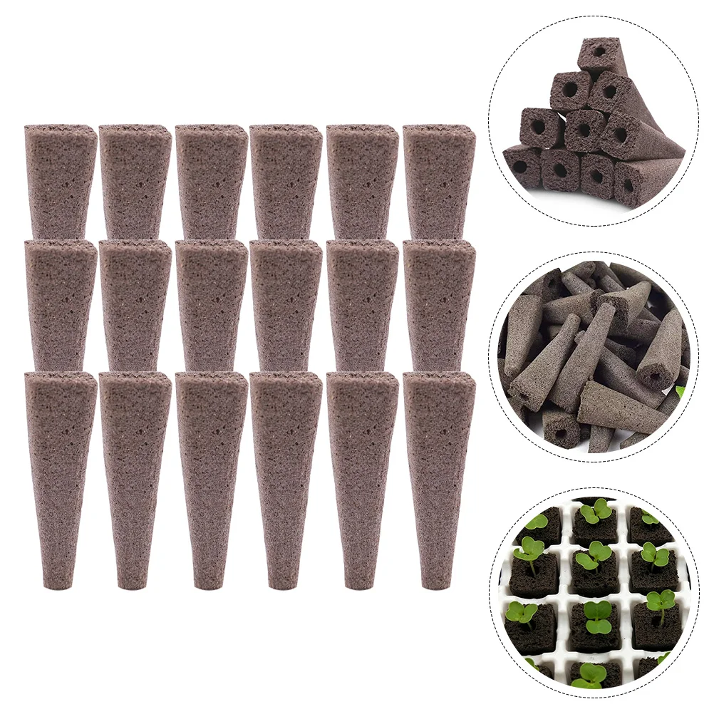

50pcs Nursery Blocks Nutrient Soilless Blocks Soilless Cultivation Blocks