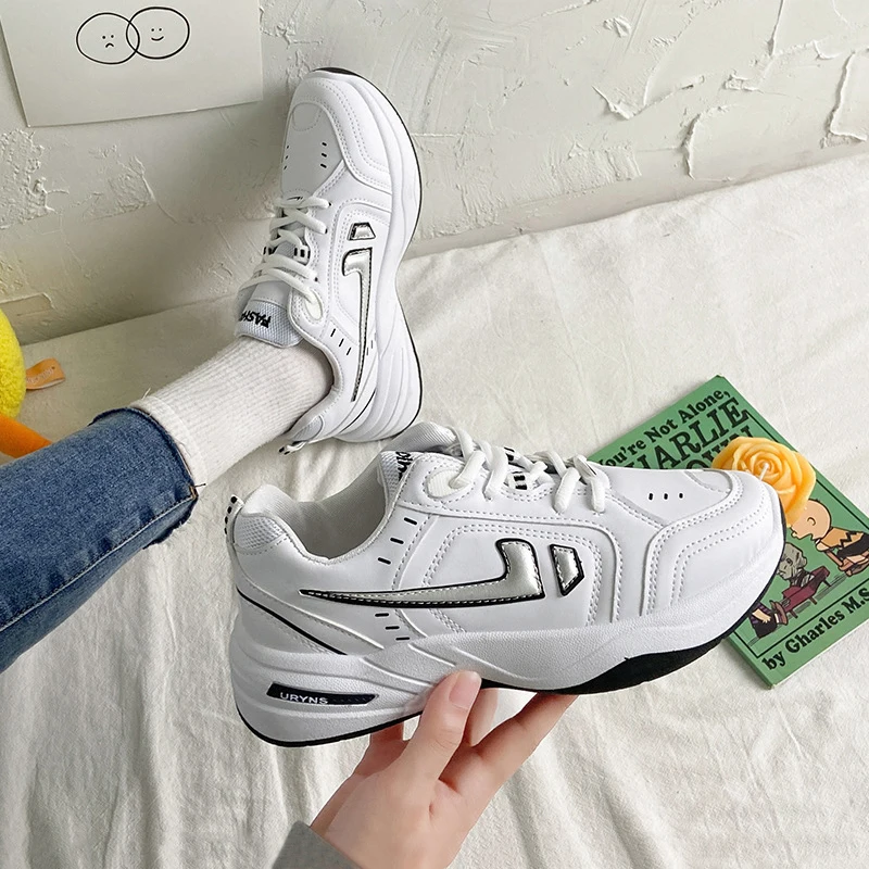 Кроссовки женские на платформе Вулканизированная подошва толстая теннисная