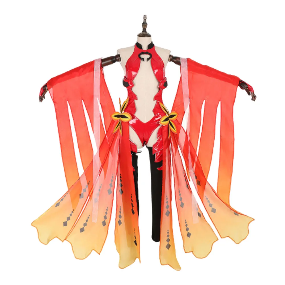 AGCOS решениеルiyadaannusפтельство Yuzuriha Inori Косплей Костюм Женщина Рождество Золотая