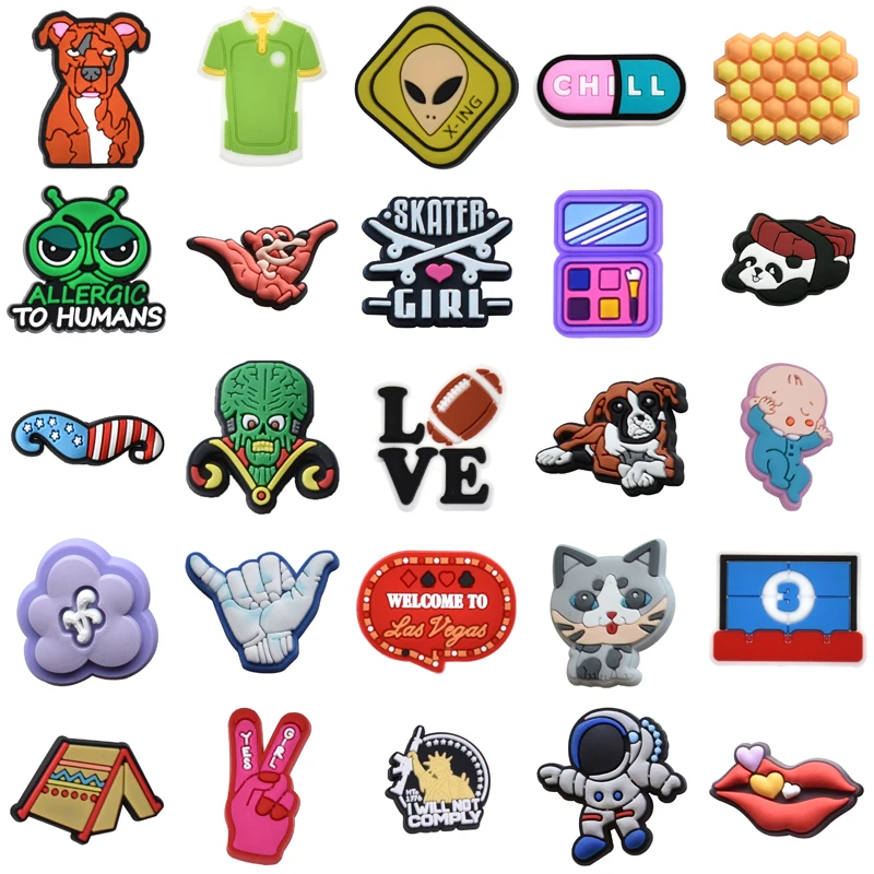 

Women Charm Set Jeans Para Pins Boy Men Shoe Charms Gifts Kids Wholesale Bulk Packs Shoes Accessories Decorations for Crocs Girl