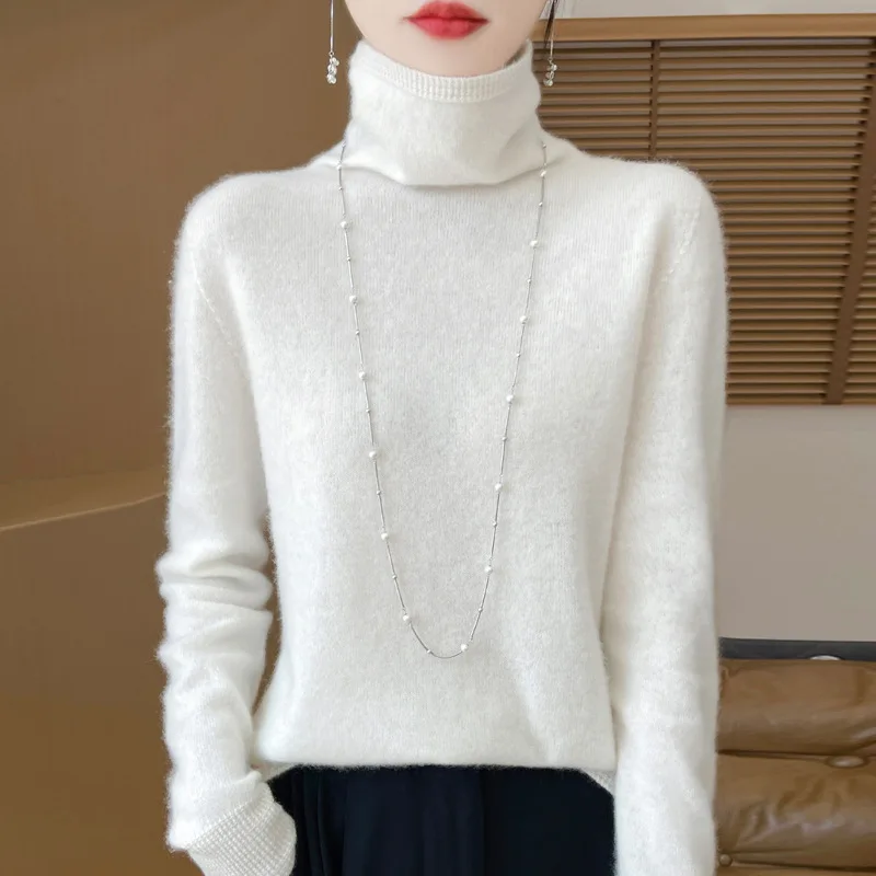 Осень-зима 2023 новый бесшовный интегрированный шерстяной свитер ворсовый