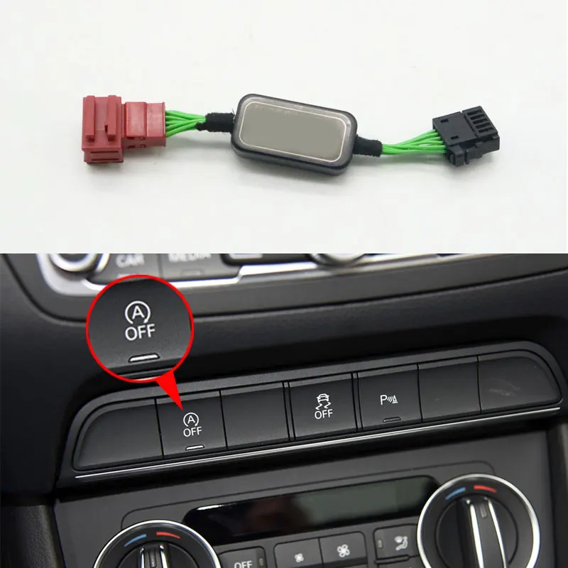 

For Audi Q3 8U 2013 2014 2015 2016 2017 2018 Car Automatic Stop Start System Off Closer Canceller Device Control Plug Cable