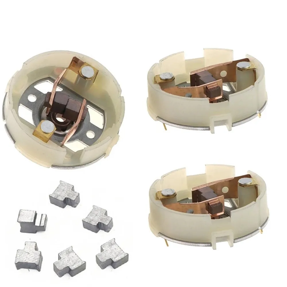 

3 Pcs Electric Drill Motor Carbon Brush Holder + 6 Pcs Carbon Brushes For RS550/555 Electric Power Rotary Tool Accessory Part