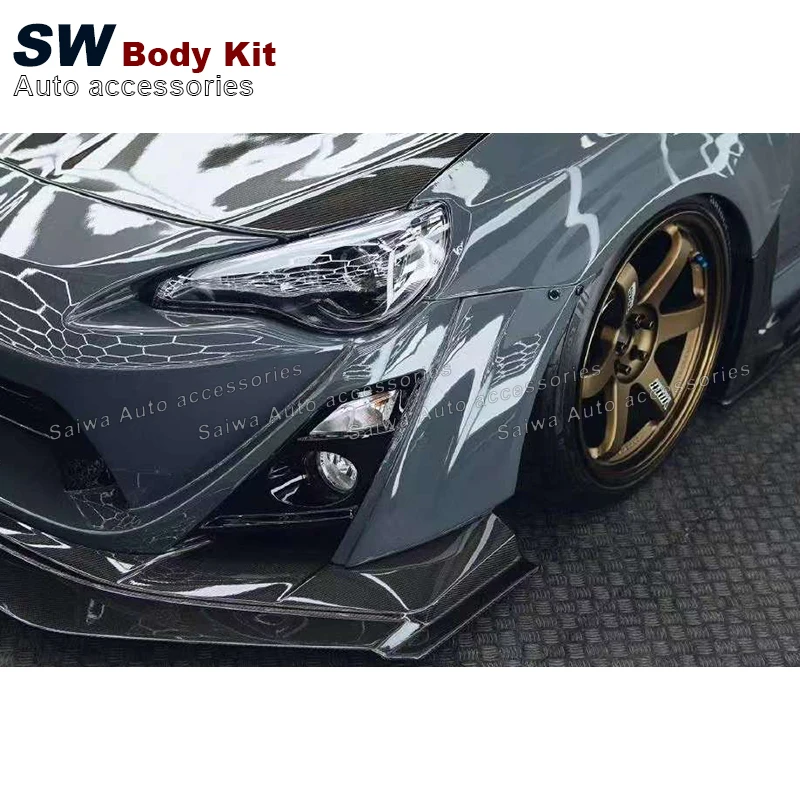 Комплект широкого тела из углеродного волокна VRS Style для Subaru BRZ ZD6 GT86 ZN6 передние