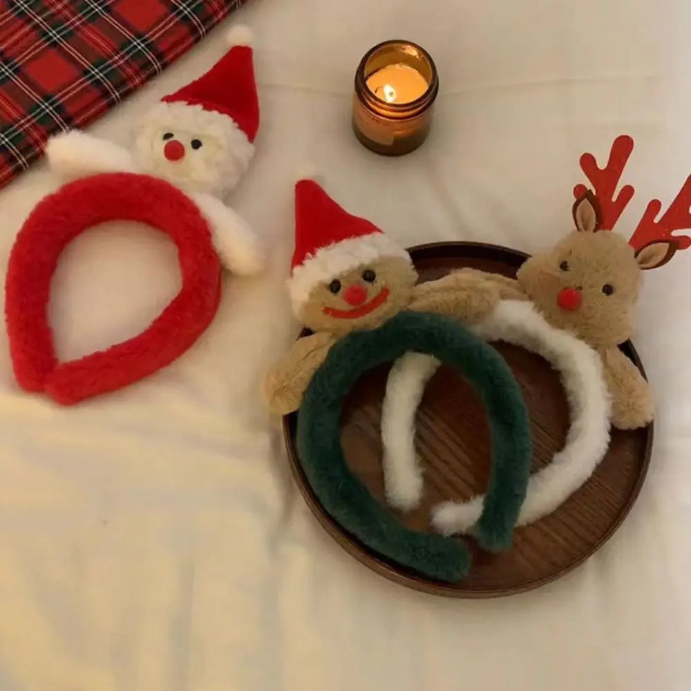 

Christmas Decoration Christmas Headband New Year Hair Band Elk Hair Hoop Antlers Headband Hair Hoop Santa Claus