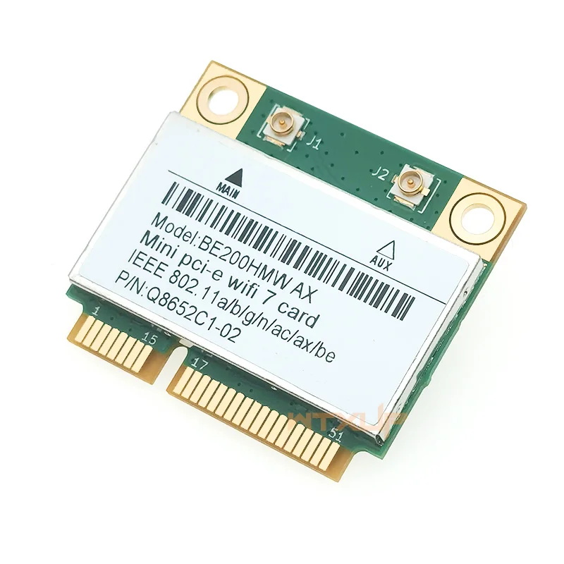 BE200HMW mini pci-e WIFI 7 Сетевая карта Bluetooth 5 4 Tri Band 2 4G/5G/6GHz 8774 Мбит/с Беспроводной адаптер