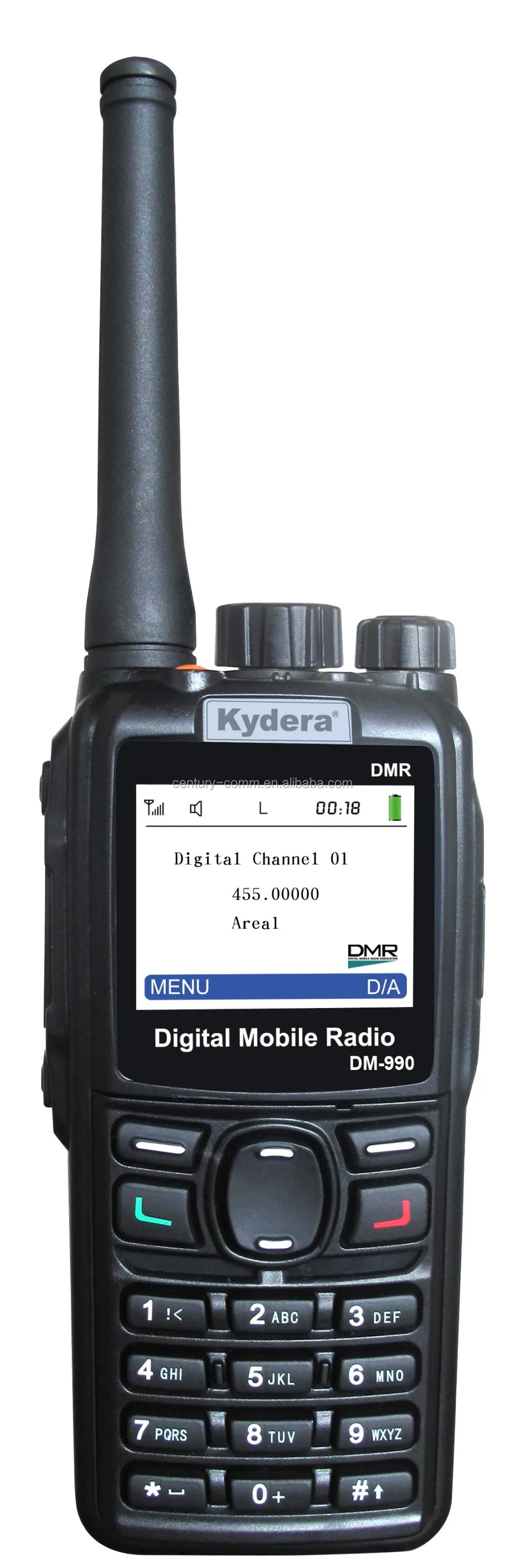 Kydera Digital DMR Radio Vhf Audio System DM-990 Walkie Talkie с GPS