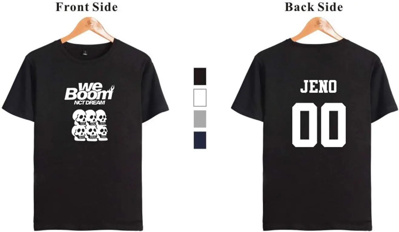 Футболка Xkpopfans Kpop NCT Dream новый альбом футболки We Boom футболка Jaemin Mark Chenle Renjun