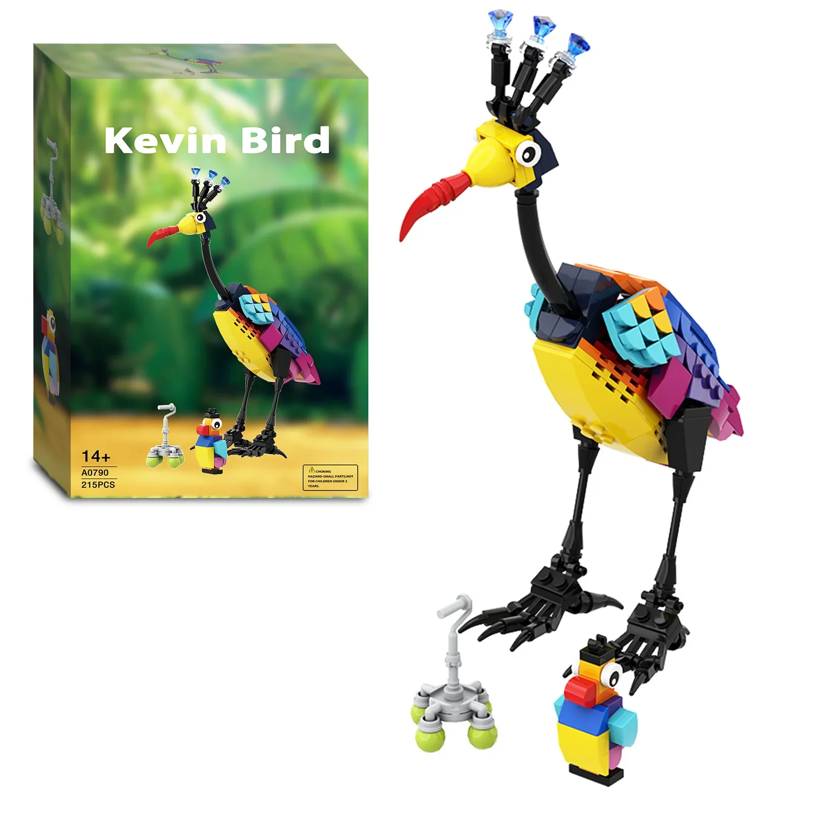 Конструктор MOC Kevin IN UP птица летающий шар дом кино друзья эксперт архитектура