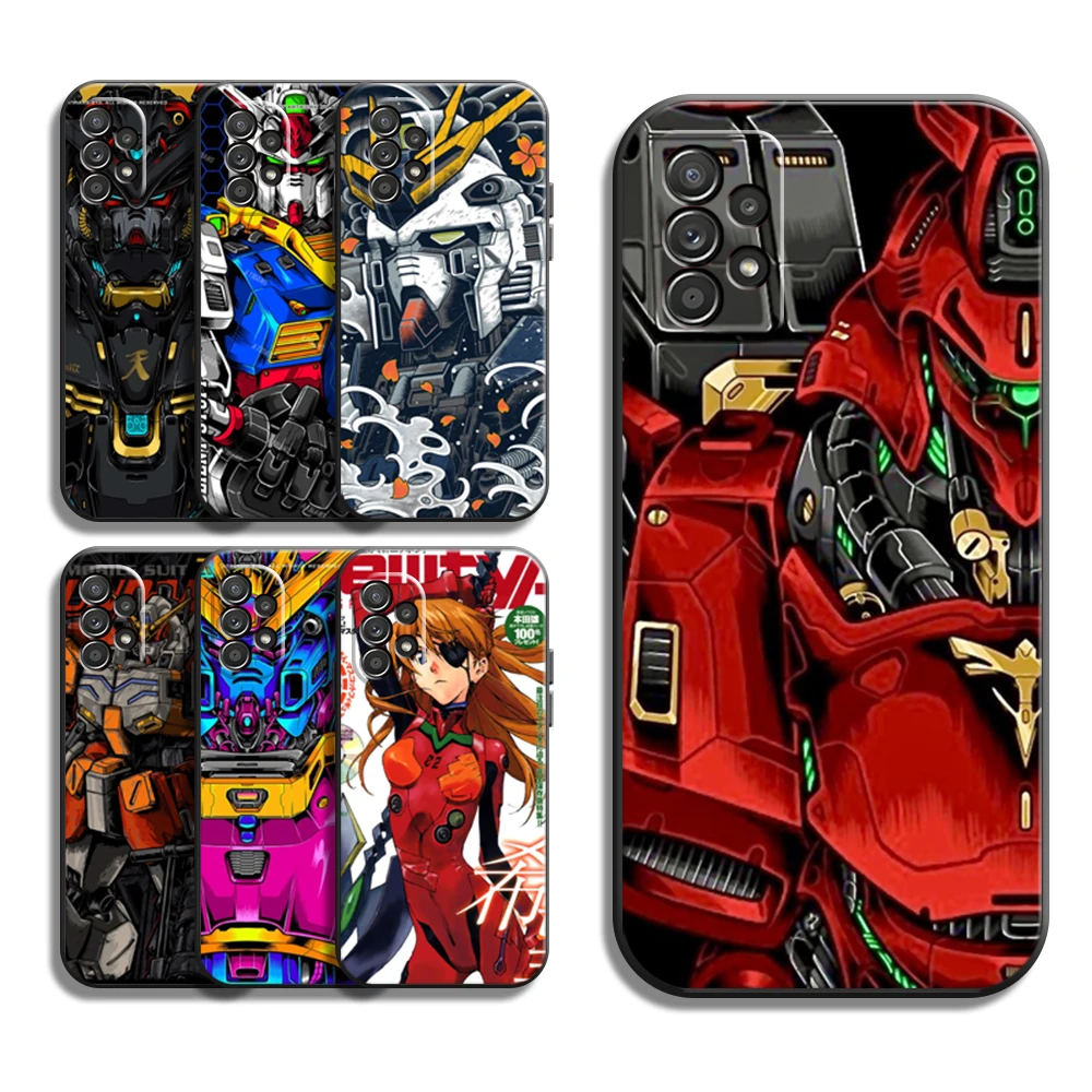 

GUNDAM EVA Cartoon Phone Cases For Samsung A31 A32 A51 A71 A52 A72 4G 5G A11 A21S A20 A22 4G Soft TPU Back Cover Funda Carcasa