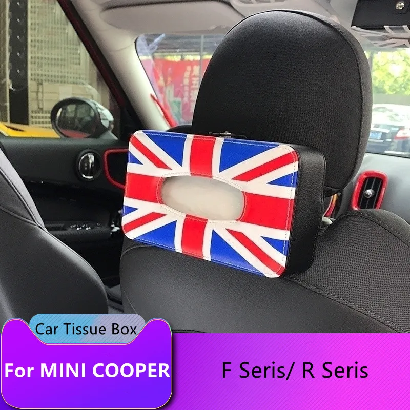 Автомобильный органайзер для салфеток Mini Cooper JCW S подлокотник спинки сиденья с