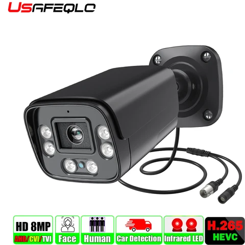 1080P AHD CCTV Bullet Camera 5MP 8MP Face Detect Наружная безопасность Аналоговые камеры видеонаблюдения для системы AHD DVR XMEye