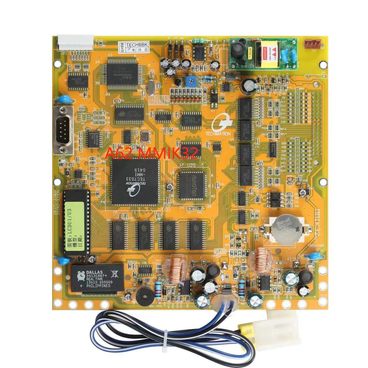 

Techmation MMI board MMIK32 for A62 controller,Techmation MMIK32 MMIJ32B board