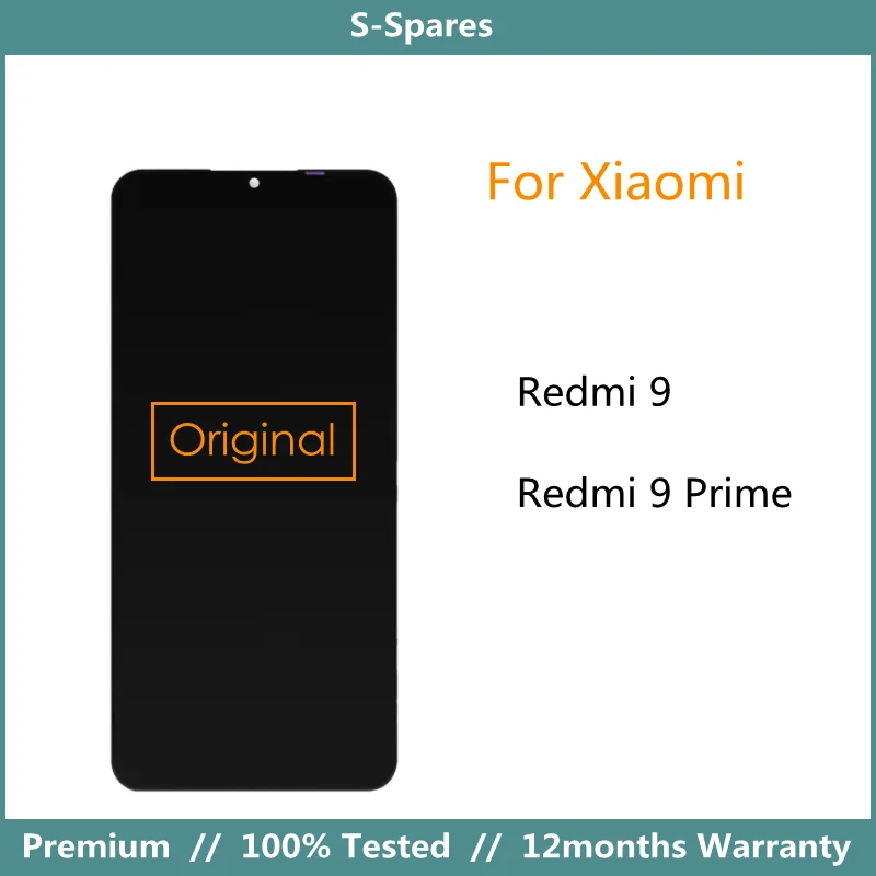 

Оригинальный экран A +++ для Xiaomi Redmi 9, сменный ЖК-дисплей с дигитайзером для Redmi 9 Prime, ЖК-дисплей с бесплатными подарками