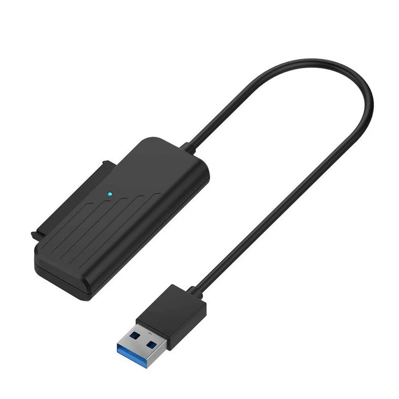 

1 шт. адаптер SATA-USB 3,0 Тип C к кабелю SATA 5 Гбит/с Высокоскоростная передача данных для жесткого диска 2,5 дюйма адаптер SATA