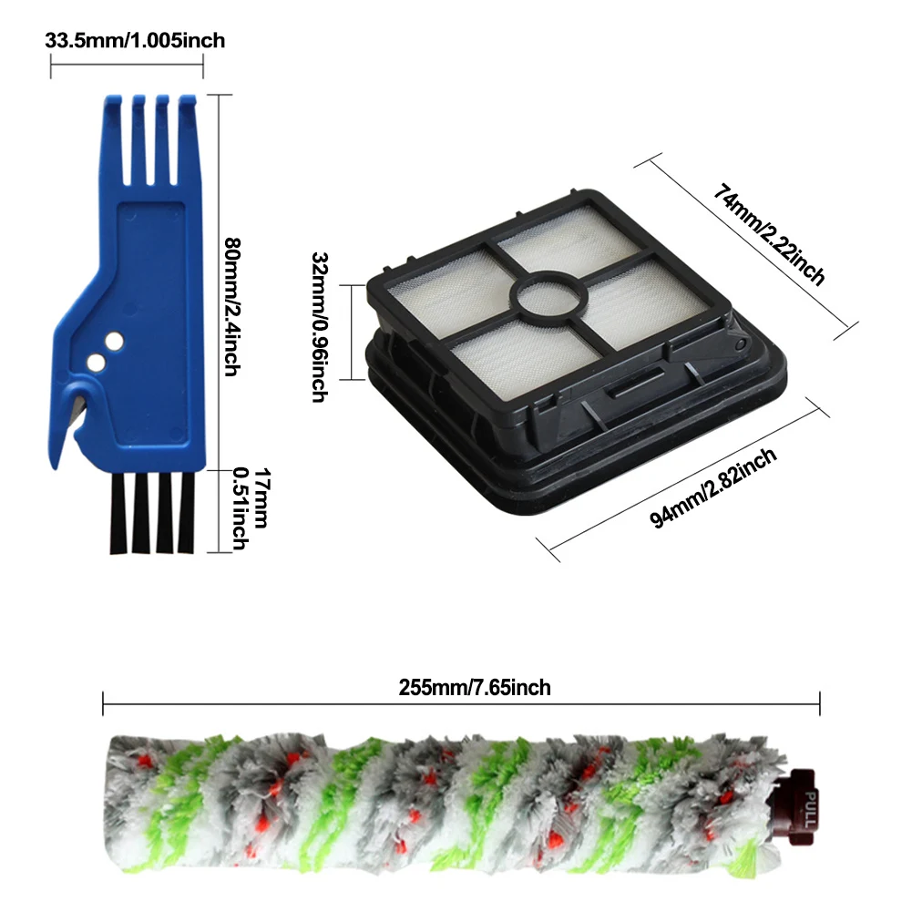 

Cleaning Tools Set Vacuum Cleaner Roller Brush With Filters Spare Kit Accessories For Bissell CrossWave Pet Pro 2306 1785