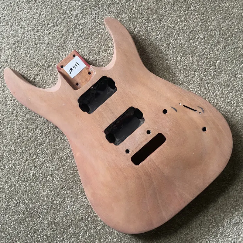 JB951 Корпус электрогитары из цельного красного дерева HH Звукосниматели Tremolo Style