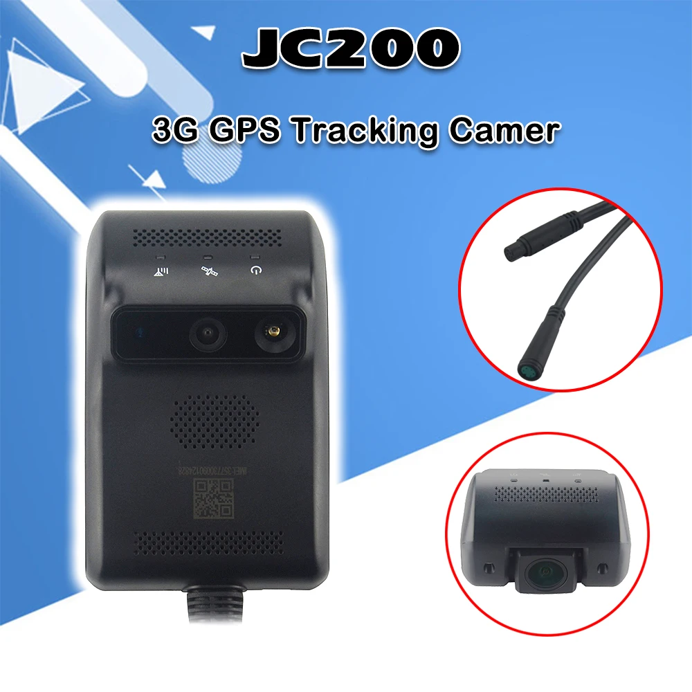 JC200 3G Smart Car GPS Tracking with Dual Camera Recording SOS Remote Monitoring Free Mobile APP Tracker for Commercial Fleet enlarge
