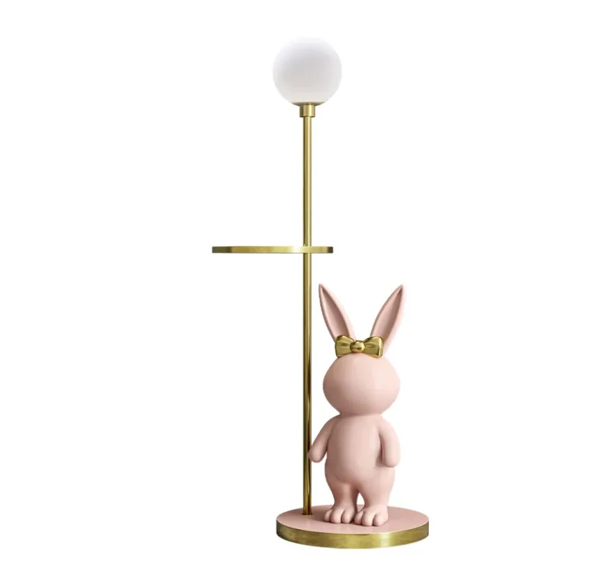 

Floor Lamp Nordic Modern Fashion Coffee Table Chirdren Lights E27 Boy and Girl Room Bedroom LED Rabbit Floor Lamp Fixture Led