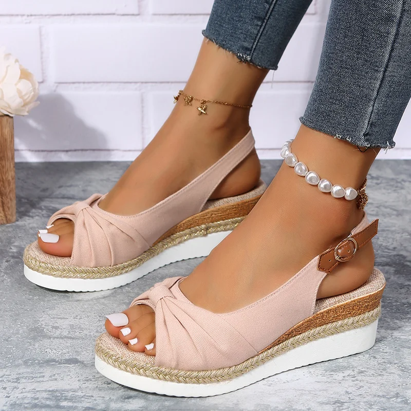 

Women Sandals Summer Shoes Open Toe Women's Shoes Platform Sandals Woman Lightweight Comfortable Outdoor Walking Sandalias Mujer
