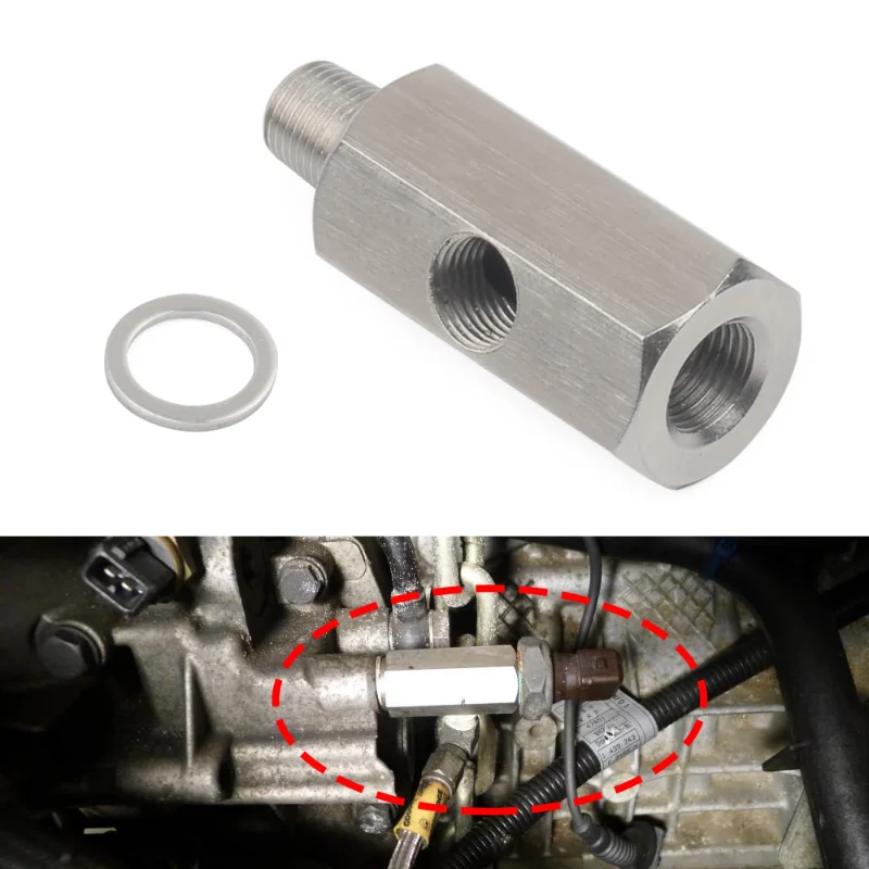 

Соединитель масляного датчика 1/8 дюйма NPT из нержавеющей стали, переходник для манометра турбинного масла