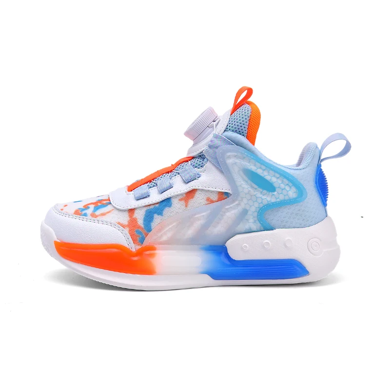 

Новинка 2023, брендовая Баскетбольная обувь для мальчиков, детские кроссовки, детская спортивная обувь для тенниса и бега на открытом воздухе для девочек, нескользящая обувная обувь