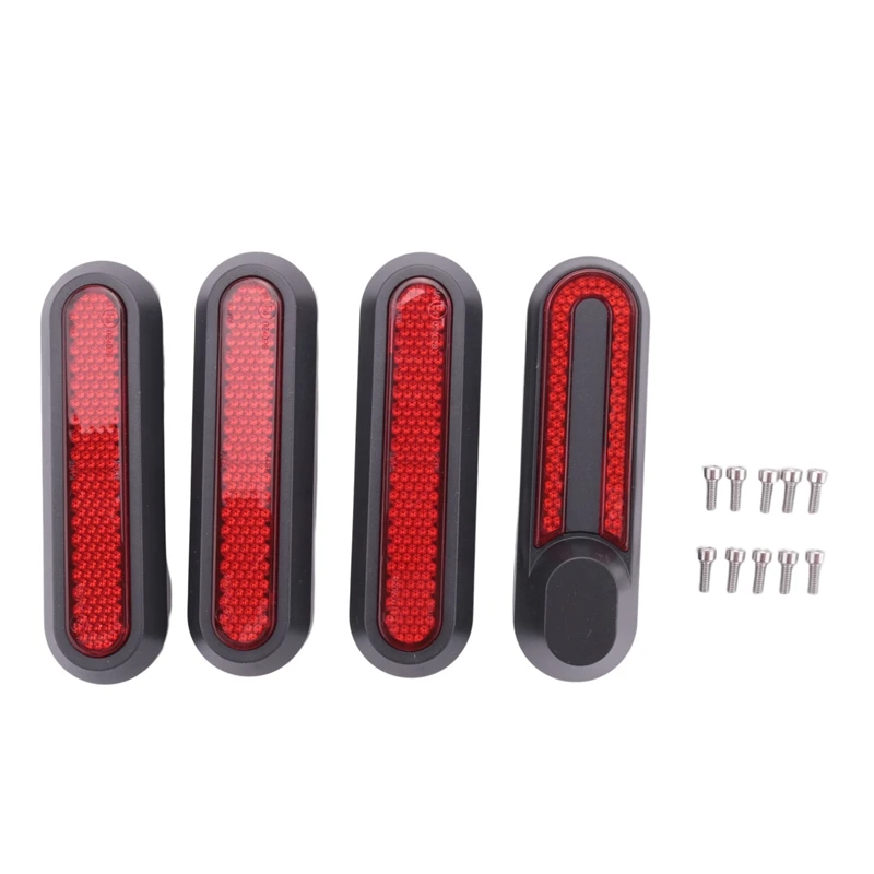 4 шт. светоотражающие полосы для защиты двигателя электроскутера Xiaomi M365 1S PRO PRO2