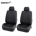 KBKMCY из искусственной кожи чехол на автомобильное сиденье, чехол на передние сиденья для Toyota auris prius camry c hr